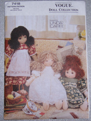 Doll pattern (Vogue 7418)
